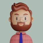 47493210 3d cartoon avatar of bearded man